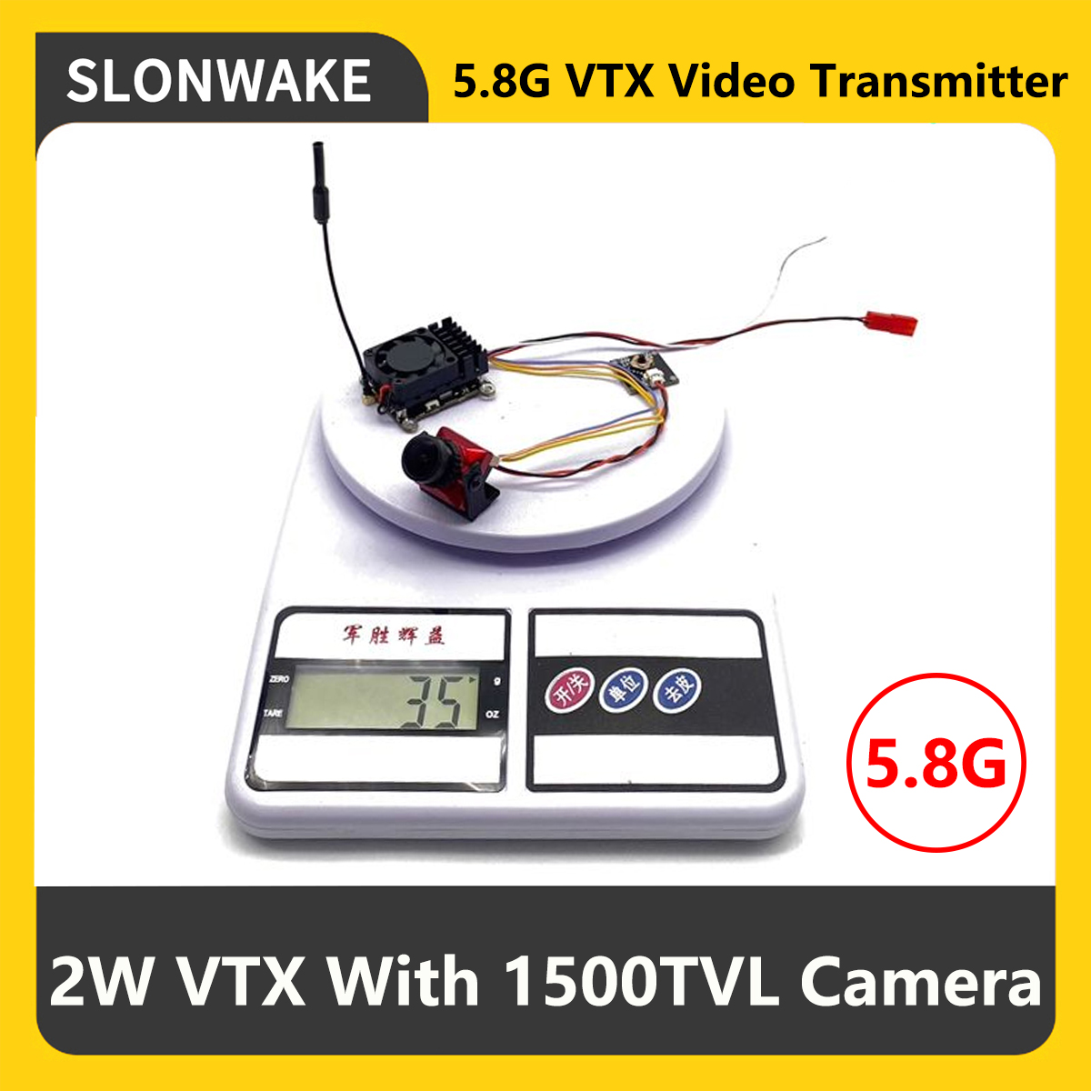 Drone Frame - SLONWAKE 5.8G 2000mW FPV VTX Verici