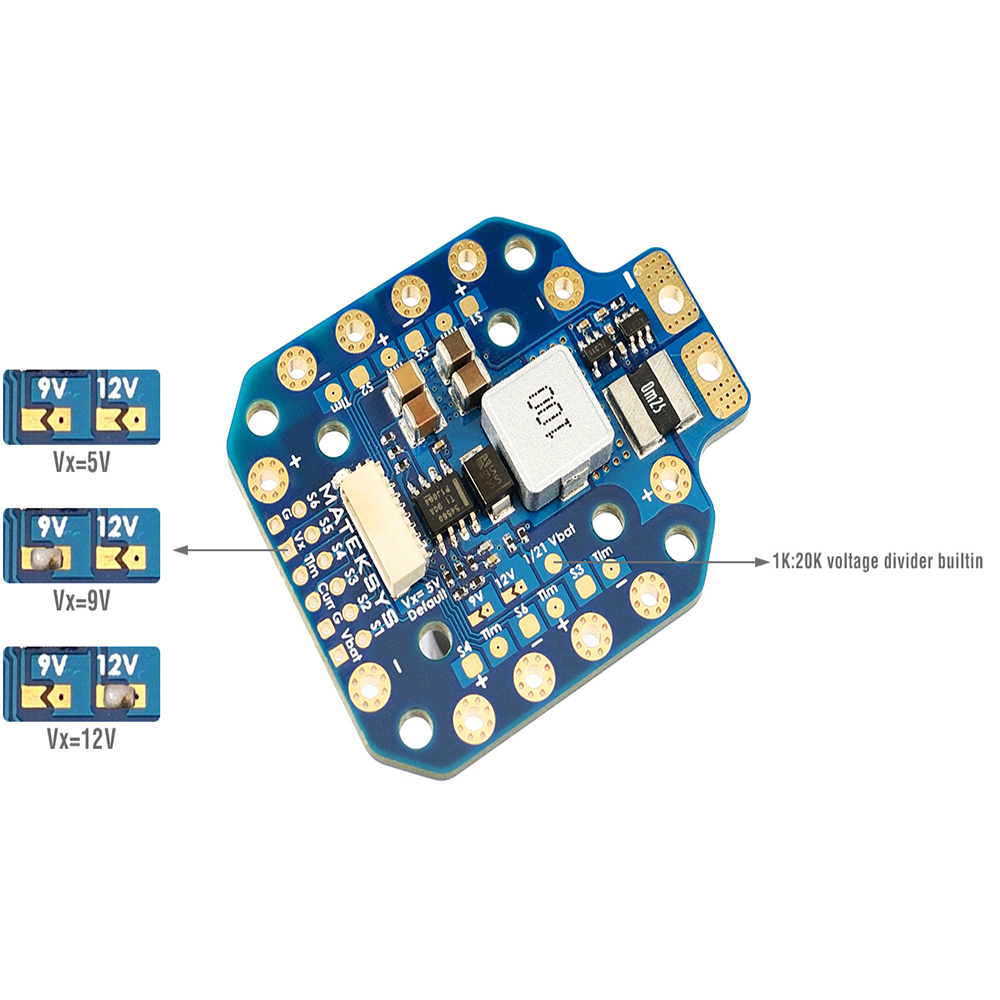 MATEK PDB-HEX BEC Güç Dağıtım  - Drone Power Distribution Board incelemesi ve fiyatı