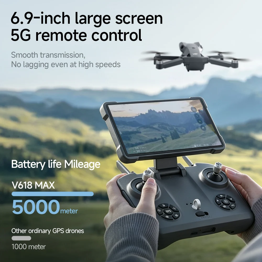 4K 6K 8K Kamera V618 MAX GPS D - Drone Gps Mount incelemesi ve fiyatı